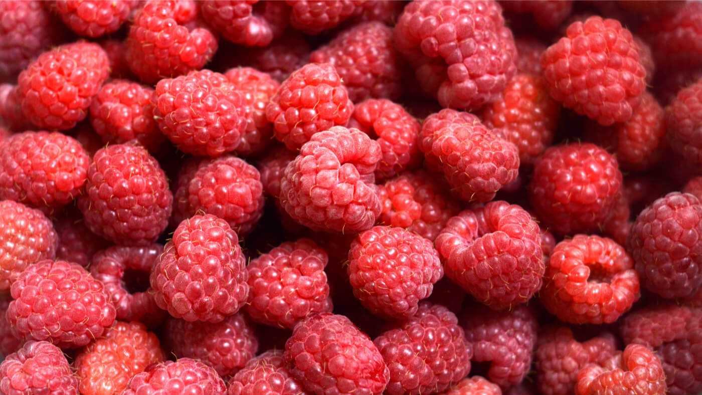 raspberry (Rubus idaeus) fruits