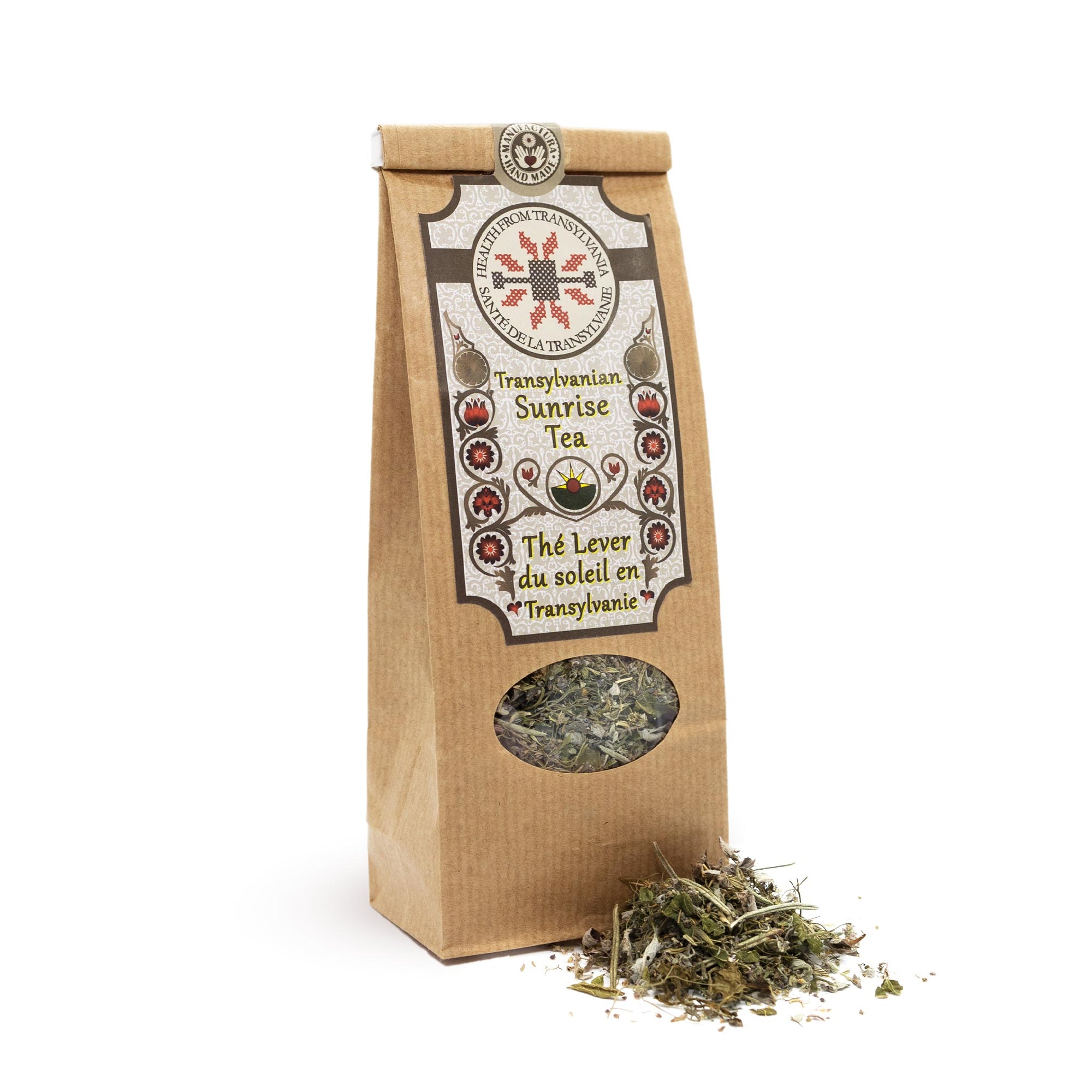 Health from Europe Organic Sunrise herbal tea packet