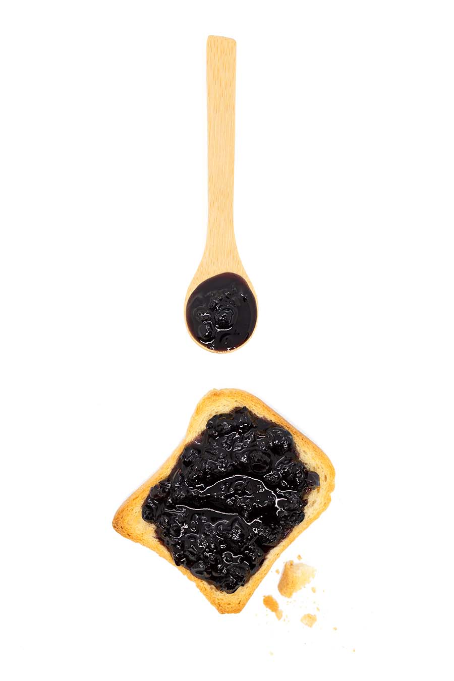 Artisanal Forest Wild Fruit Jam spoon toast Health from Europe