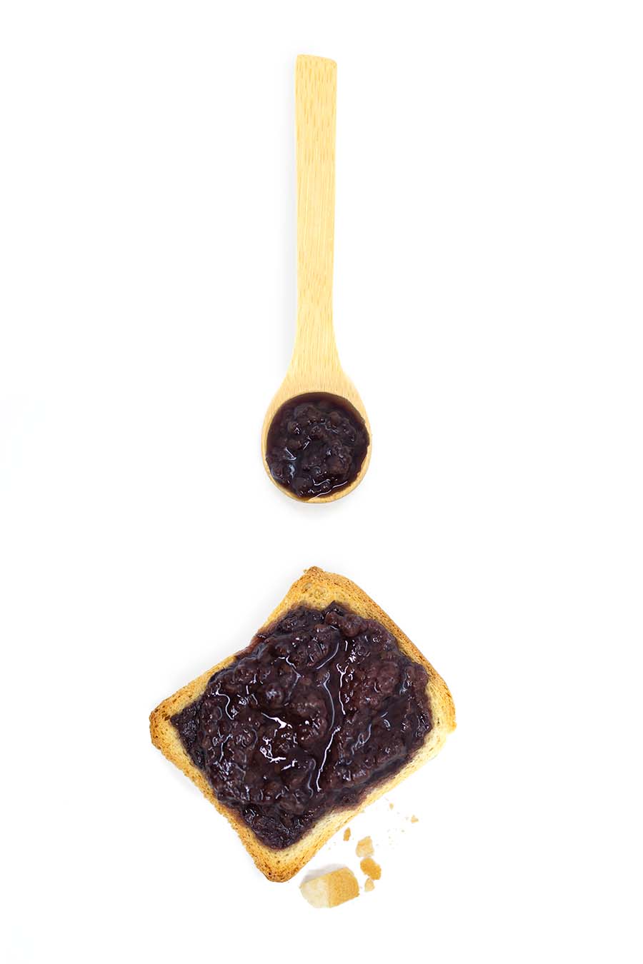 Artisanal No Sugar Added Wild Raspberry Jam spoon toast Health from Europe