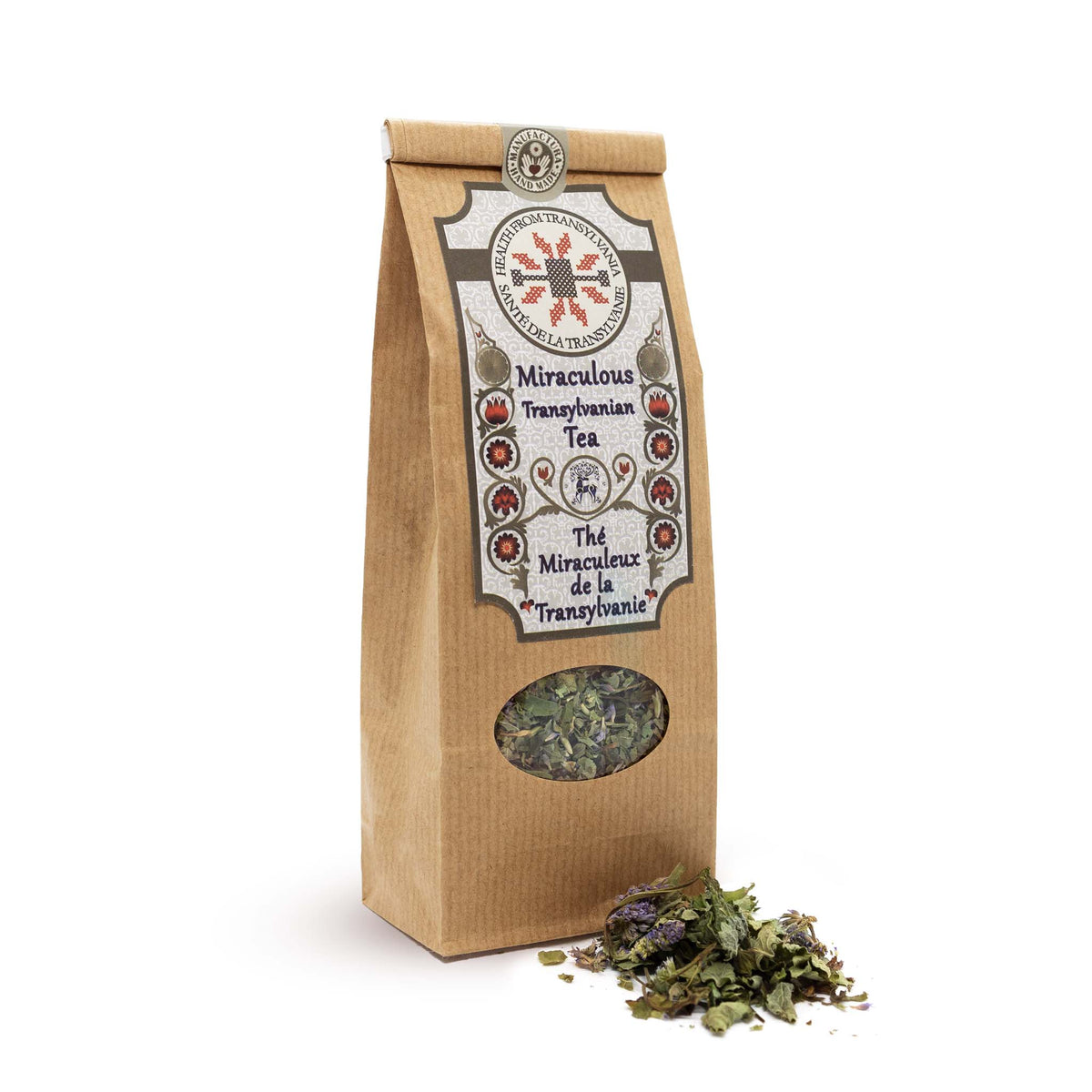 Health from Europe Organic Miraculous herbal tea packet leaves